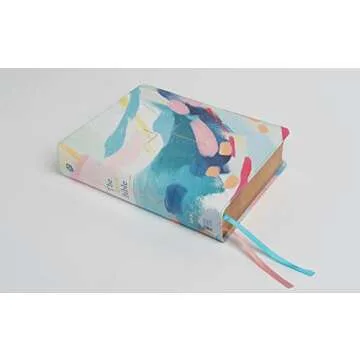 The Jesus Bible Artist Edition, NIV, Leathersoft, Multi-color/Teal, Comfort Print