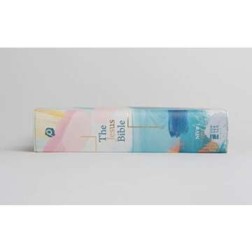 The Jesus Bible Artist Edition, NIV, Leathersoft, Multi-color/Teal, Comfort Print