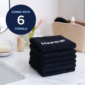 Ben Kaufman Makeup Remover Face Washcloth - 100% Cotton Towel