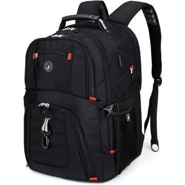 Travel Laptop Backpack with USB Charging Convenience