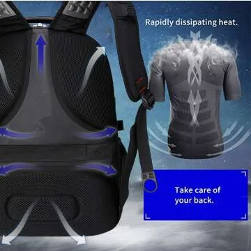 Travel Laptop Backpack with USB Charging Convenience