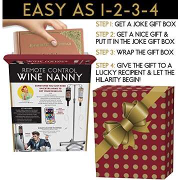 Maad Wine Nanny Prank Gift Box | Hilarious Gag Gift