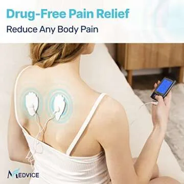 MEDVICE Rechargeable Tens Unit for Natural Pain Relief
