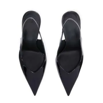 CAGLGLZ Women's Slingback Heeled Sandals - Stylish Comfort