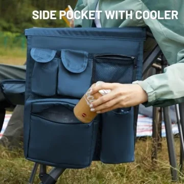 TIMBER RIDGE Oversized Camping Chair - Heavy Duty & Comfortable