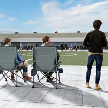 TIMBER RIDGE Oversized Camping Chair - Heavy Duty & Comfortable