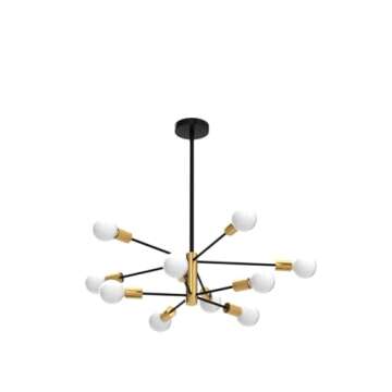 SINERISE Modern Sputnik Chandelier - Adjustable & Stylish