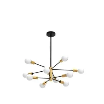 SINERISE Modern Sputnik Chandelier - Adjustable & Stylish