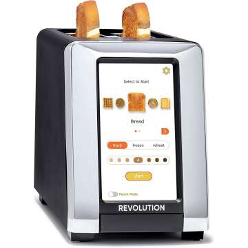 Revolution InstaGLO R180B - Stylish Touchscreen Toaster