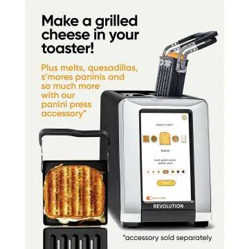 Revolution InstaGLO R180B - Stylish Touchscreen Toaster
