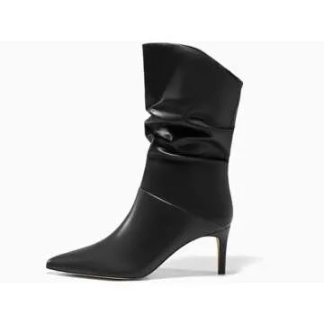 Chic Coutgo Women's Slouchy Mid Calf Boots for All Occasions