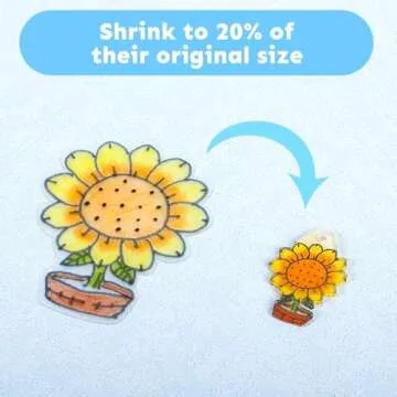 Auihiay 198 Pieces Shrink Plastic Kit for Creative Crafting