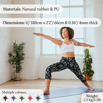 Yogi Bare Lunar Paws Yoga Mat - Eco-Friendly & Non-Slip