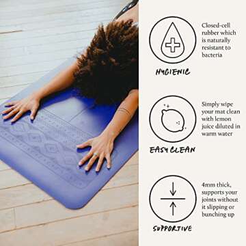 Yogi Bare Lunar Paws Yoga Mat - Eco-Friendly & Non-Slip