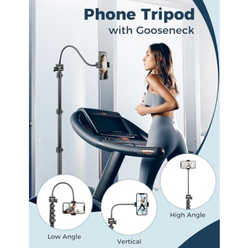 80" Phone Tripod - Compatible with iPhone & Android