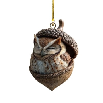 Charming Forest Animal Acorn Ornaments for Christmas