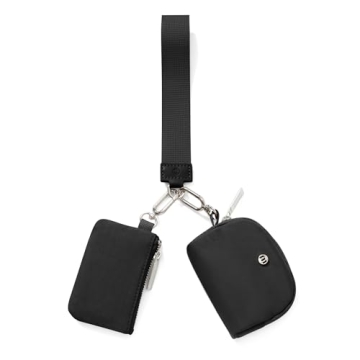 Mum's Memory Mini Zip Around Wristlet Wallet for Women Dual Pouch Wristlet Portable wallet Mini Wome...