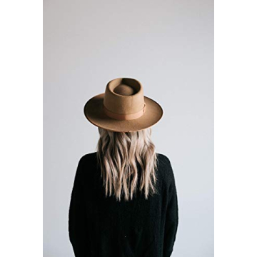 Gigi Pip Monroe Rancher Western Fedora Hat for Women