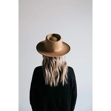 Gigi Pip Monroe Rancher Western Fedora Hat for Women