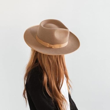 Gigi Pip Monroe Rancher Western Fedora Hat for Women