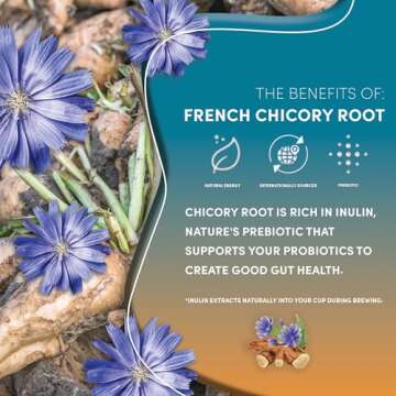 Teeccino Dandelion Caramel Nut Tea - Caffeine Free, Roasted Herbal Tea with Prebiotics, 3x More Herbs than Regular Tea Bags, Gluten Free - 25 Tea Bags