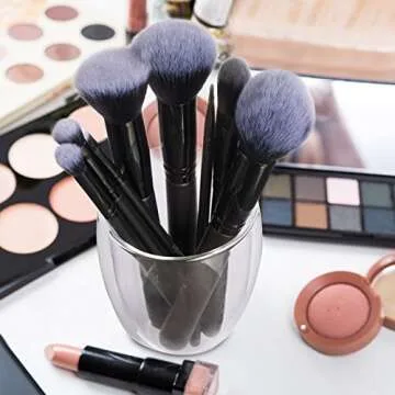 Urbaobei 8 Pieces Makeup Brushes Set with Bag Included