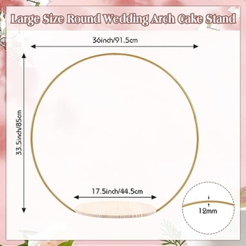 Norme Tall Wedding Arch Cake Stand for Events