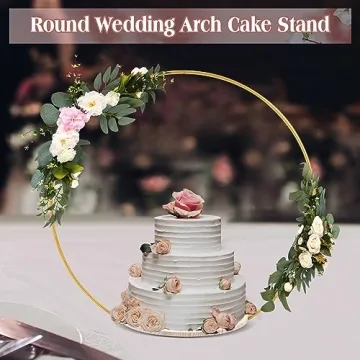 Norme Tall Wedding Arch Cake Stand for Events