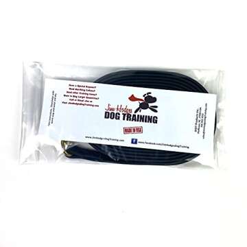 JIM HODGES DOG TRAINING Gummy K9 Biothane Long Line Leash for Dogs, 10,15,20 and 32.5 Feet, Walking ...