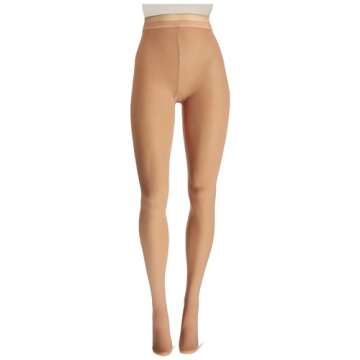 Danskin Women's Compression Footed Tight in Light Toast - Perfect for Workouts