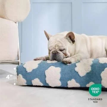 Lesure Large Dog Bed - Plush & Supportive for Pets