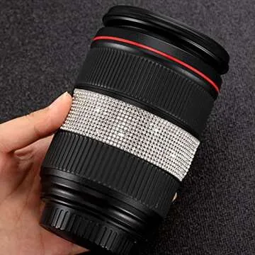 Outus 4 Rolls 3.6 Yard Self Adhesive Crystal Rhinestone Diamond Ribbon Bling Diamond Stickers Wrap Roll DIY with 2 mm Rhinestones Strips Tape Car Phone Decoration