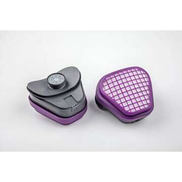 GVS SPR468 Elipse OV/P100 Replacement Filters, Both Small/Medium and Medium/Large