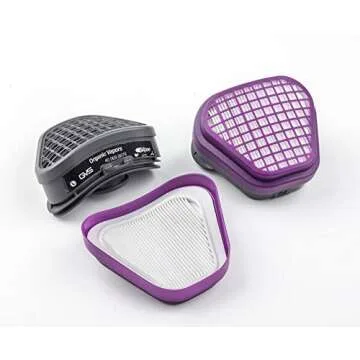 GVS SPR468 Elipse OV/P100 Replacement Filters, Both Small/Medium and Medium/Large