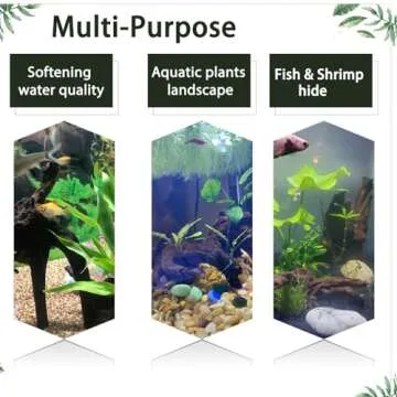 Tfwadmx Natural Aquarium Driftwood Set | Unique Mopani Wood