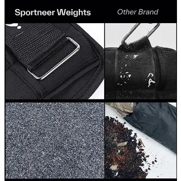 Sportneer Adjustable Ankle Weights Set for Ultimate Fitness