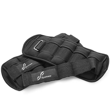 Sportneer Adjustable Ankle Weights Set for Ultimate Fitness