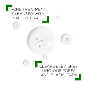 Vichy Normaderm Daily Acne Face Wash, 0.5% Salicylic Acid Cleanser, Gel Cleanser For Oily Skin, Removes Excess Oil, Dirt & Clogged Pores, Oil Free Acne Wash, Soap & Sulfate Free, Non-Drying