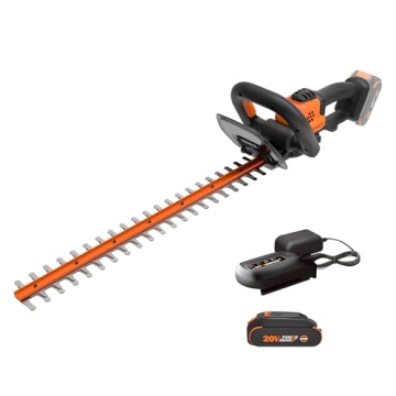 Effortless Yard Work with WORX WG261 20V PowerShare 22" Hedge Trimmer