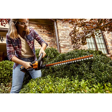 WORX Cordless 22" Hedge Trimmer – Lightweight & Powerful