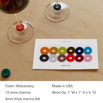 Graf Lantz Wine-O's Wine Markers - Stylish Glass Identifiers