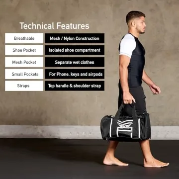 Elite Sports Gym Duffle Bag for MMA & BJJ Gear