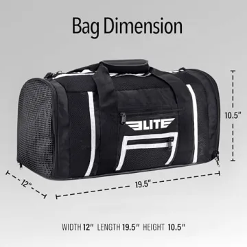 Elite Sports Gym Duffle Bag for MMA & BJJ Gear