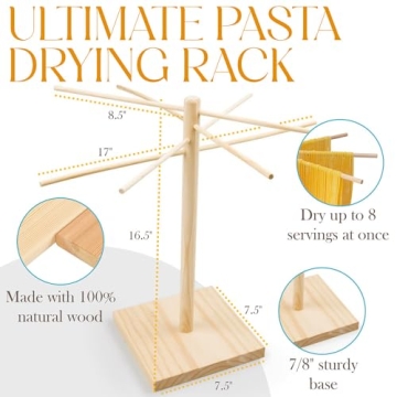 Bellemain Pasta Drying Rack - Elegant & Easy Storage