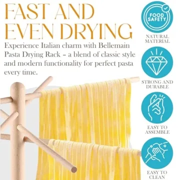 Bellemain Pasta Drying Rack - Elegant & Easy Storage