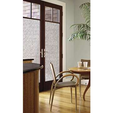 Brewster 95589 Mosaic Door Privacy Film
