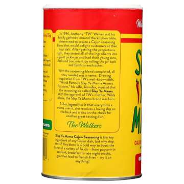 Walker & Sons Slap Ya Mama, Cajun Seasoning, 8 Oz Can