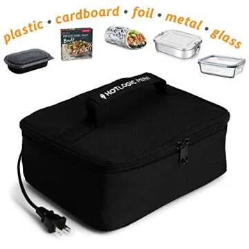 HOTLOGIC Mini Portable Electric Lunch Box Food Heater