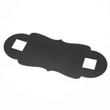 Designer Facial Room Sign - Beauty Salon Signage - Easy to Install (Black Gold) - Large 1 Pack