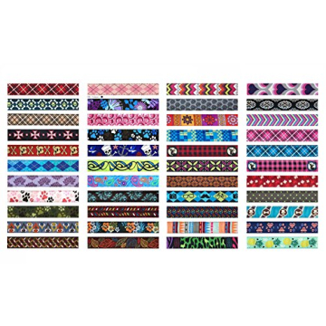 RC Pets 1 Inch Adjustable Dog Clip Collar, Medium, Pitter Patter Pink